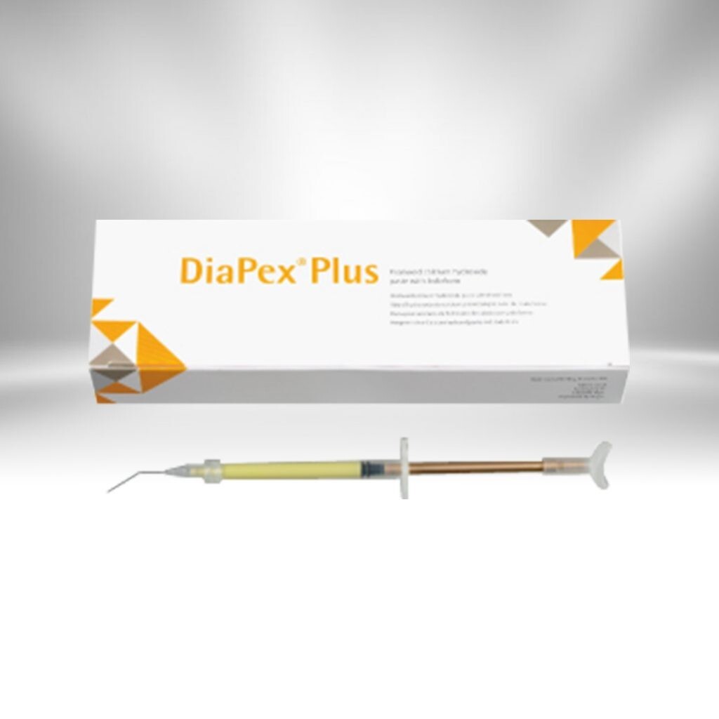 10 Pack of DiaDent Diapex Plus Pemixed Calcium Hydroxide Paste With Iodoform