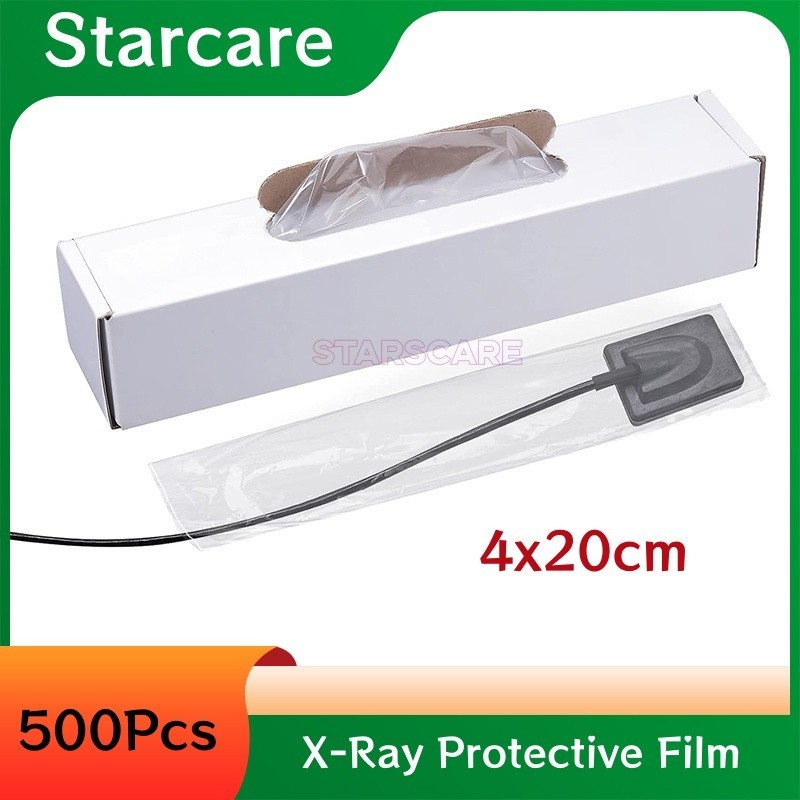 500X Dental Disposable Plastic Digital X-Ray Sensor Cover Barrier Sleeves 4x20cm
