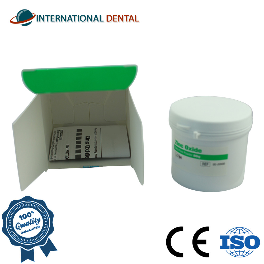 Dental Temporary Restoration Cementation Extra Pure&Fine Zinc 0xide Powder, 80g