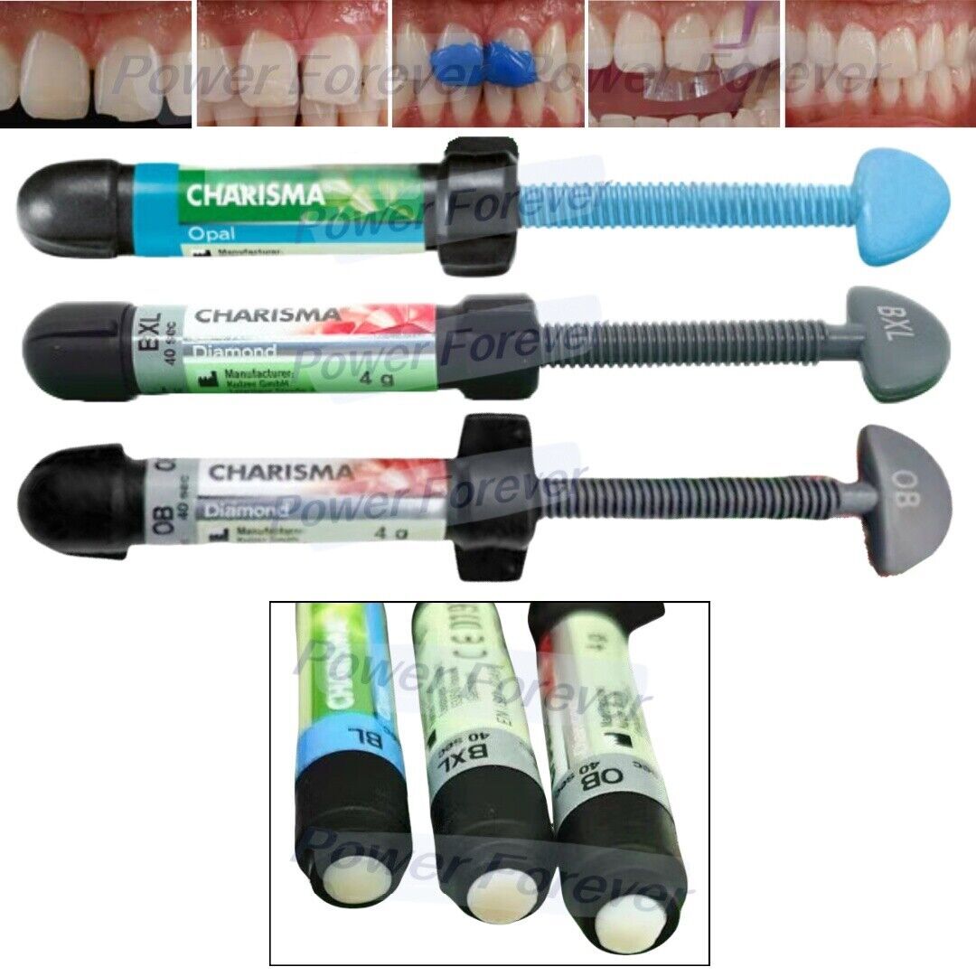 3Sizes Dental KULZER CHARISMA Composite Syringe Light Cure Resin OB/BL/BXL 4g/pc