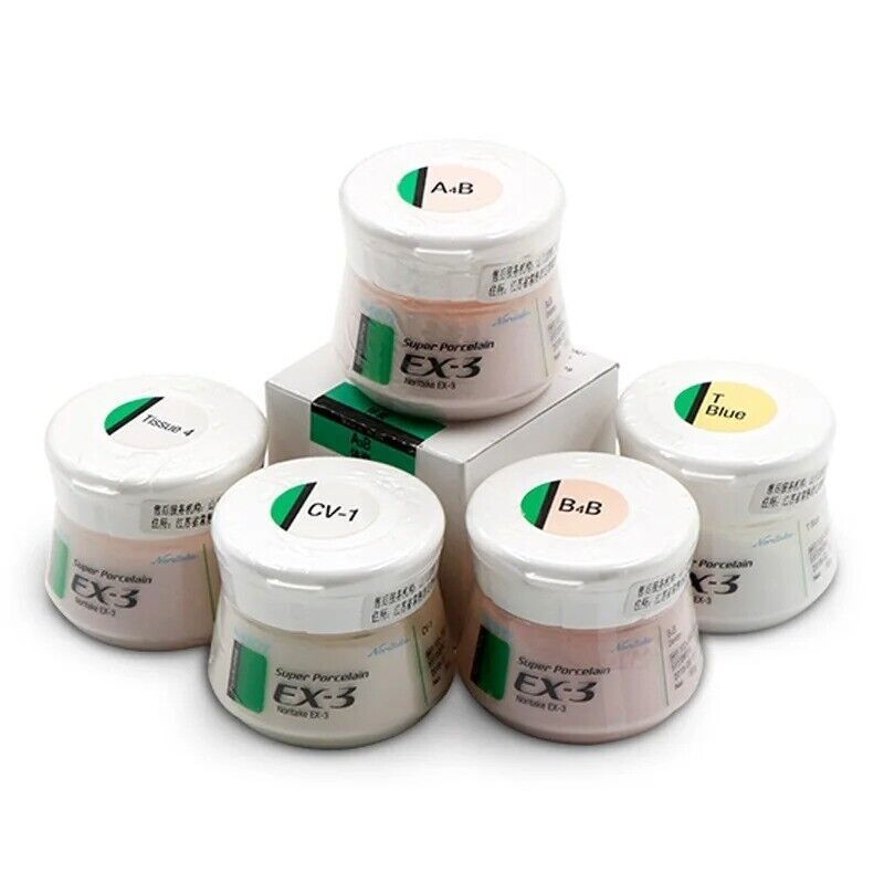 EX-3 Dental Porcelain Powder Dental Materials Body Translucent Enamel Porcelain