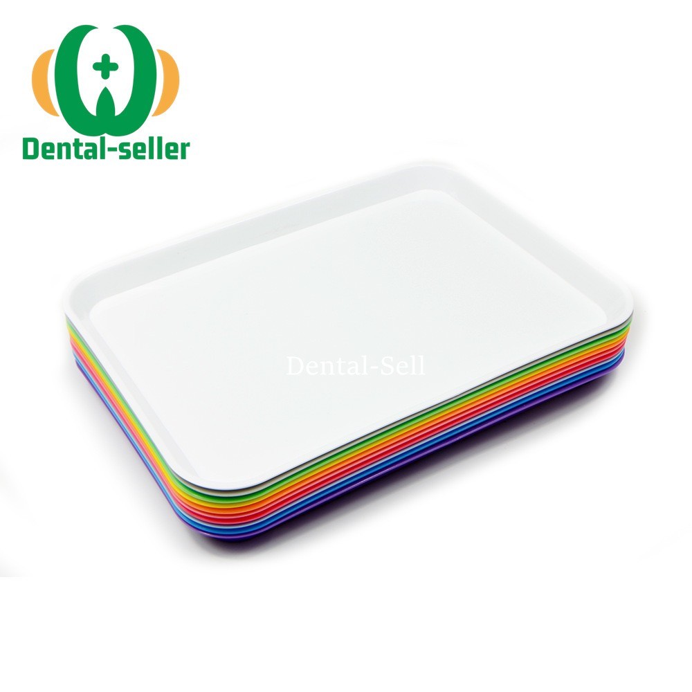 1Pcs Dental Plastic Instrument Tray Autoclavable Flat Tray Size B 33x24x20mm