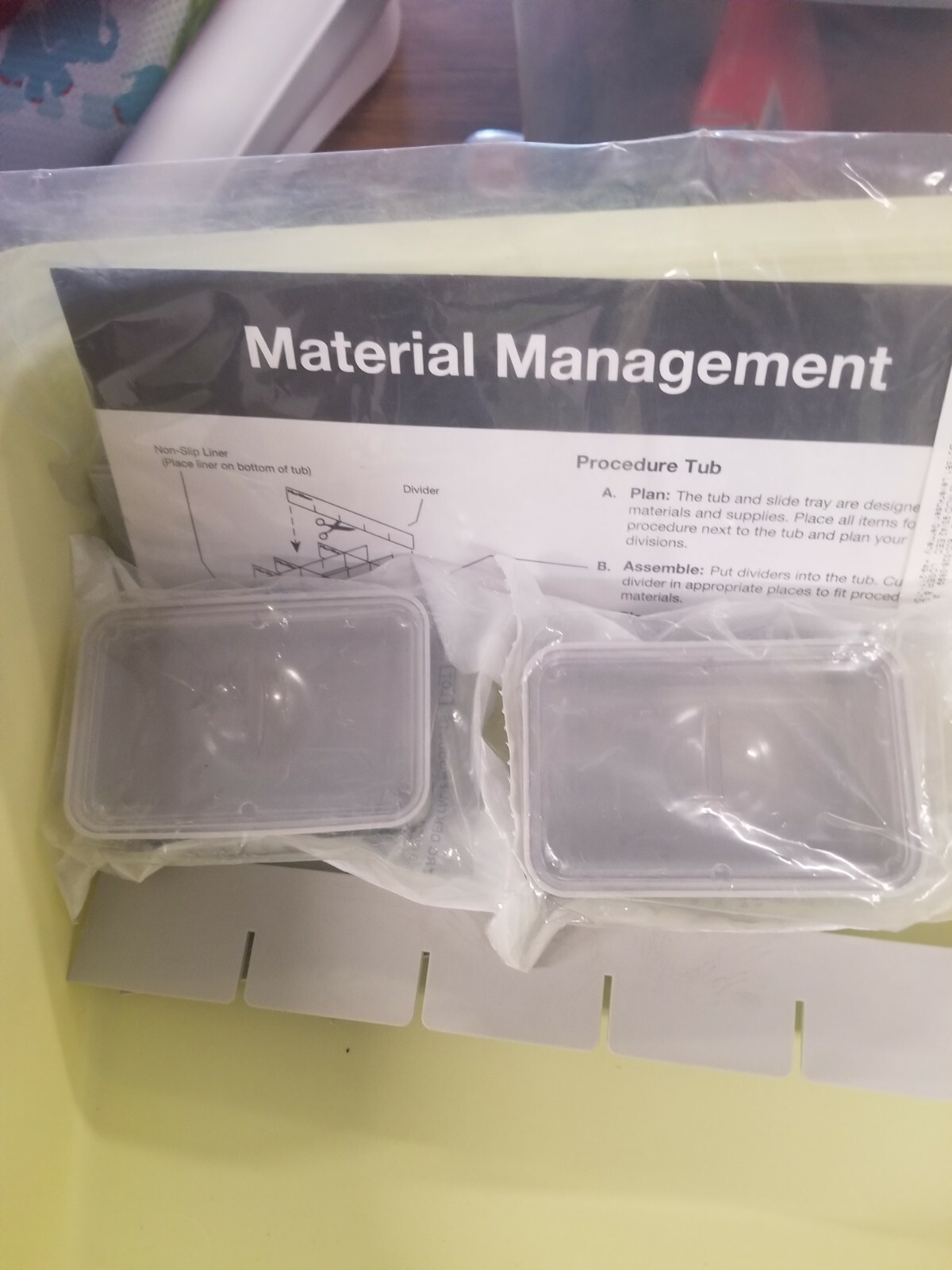 ZIRC~2PC DENTAL PROCEDURE TUB and extras