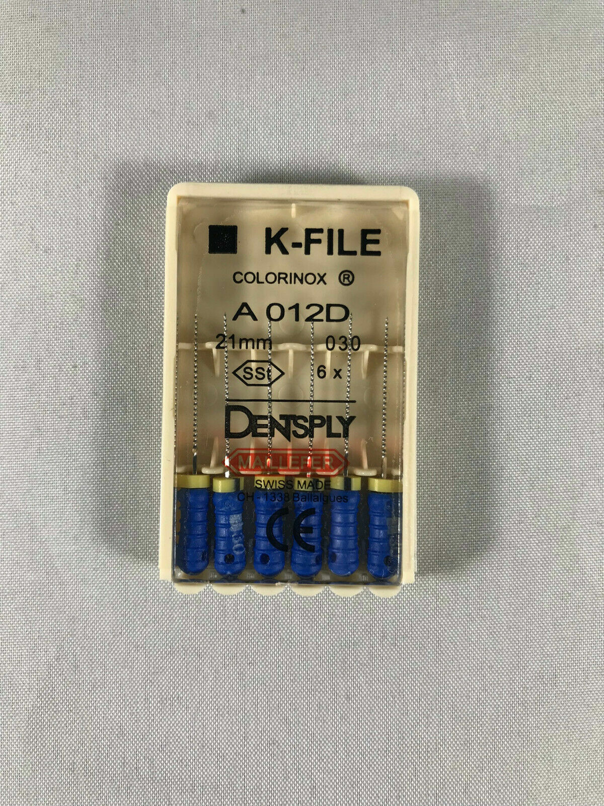 Dentsply Maillefer K-File Endodontic 21mm All sizes 30 files/pk