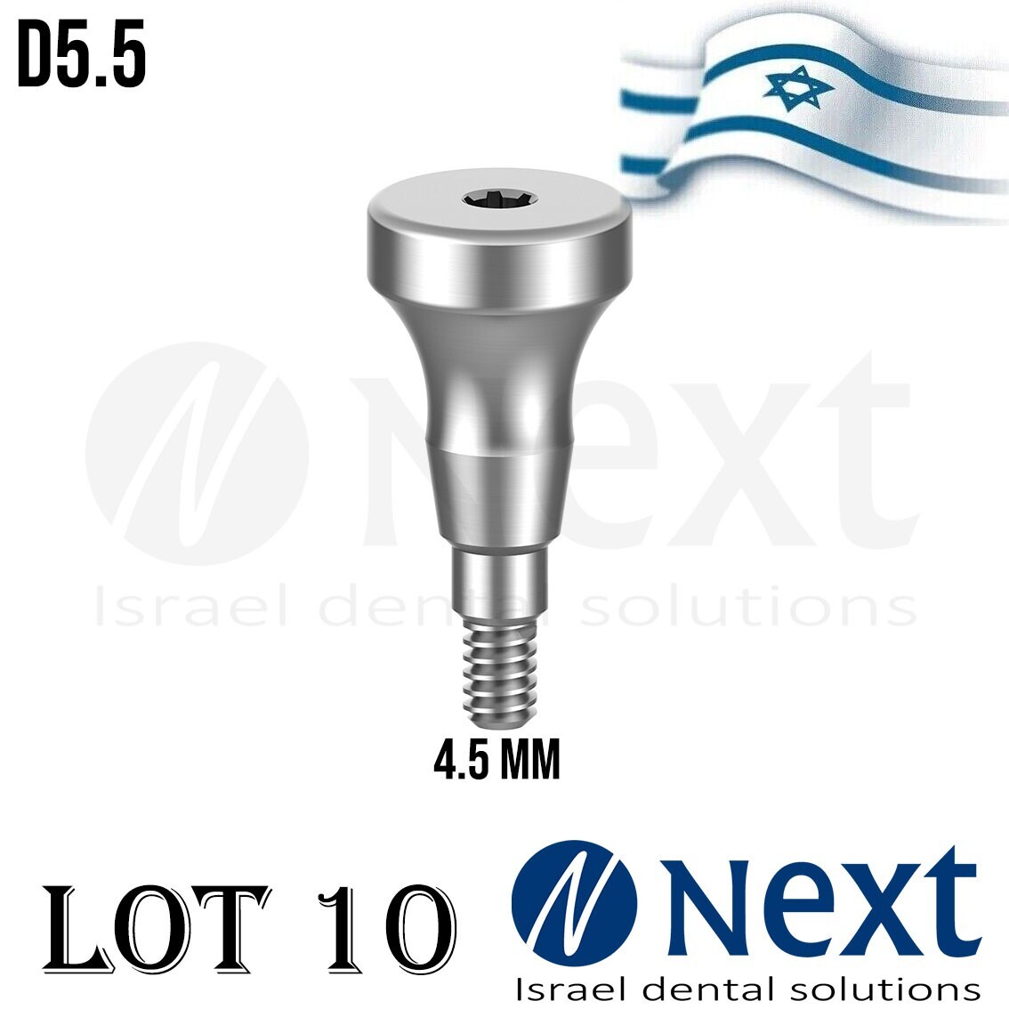 Lotx10 Healing cap D5.5 abutment Neo GM Dent Grand Morse Straumann Fit 3.5 mm