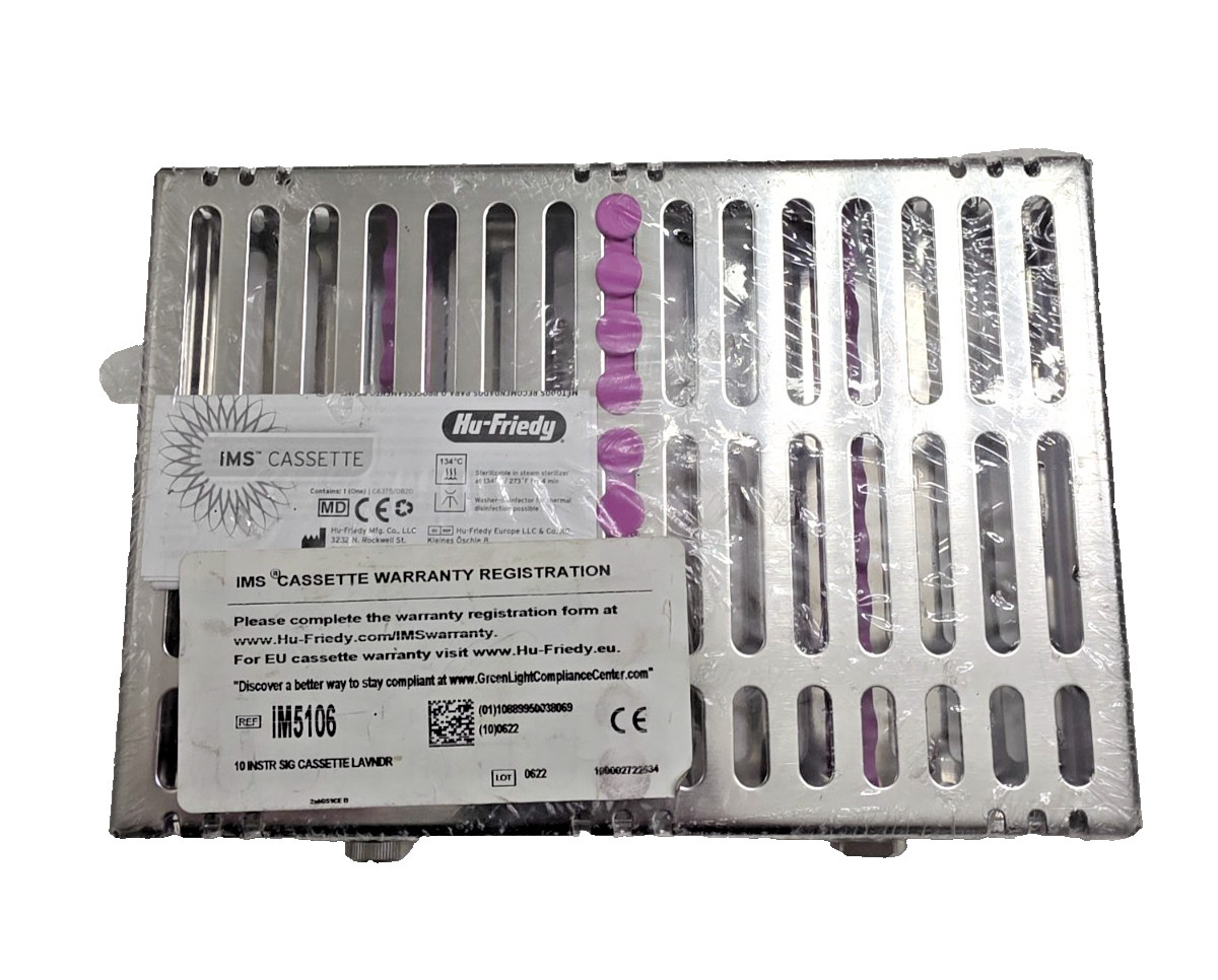 IM5106, INSTRUMENT CASSETTE PURPLE SMALLS SIGNATURES SERIES 10 HU FRIEDY, NEW