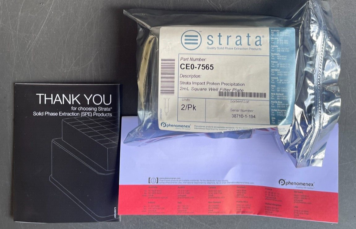 Phenomenex Strata Ce0-7565 Impact Protein Precipitation 2Ml Square PK / 2