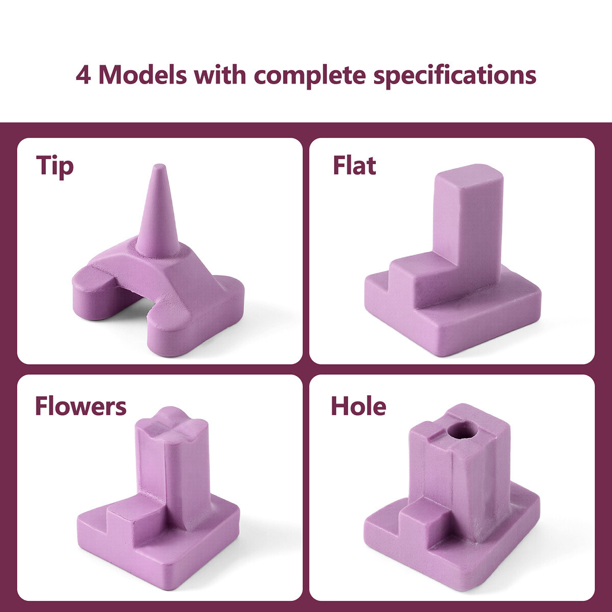 AZDENT Dental Ceramic Firing Pink Pegs for Lab Porcelain Single Crowns Oven Tray