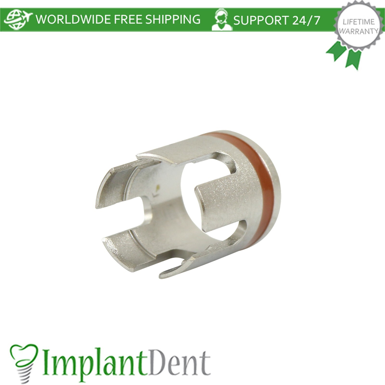 Dental Drill Stopper 5.2mm – Black Stainless Steel Dentistry Tool