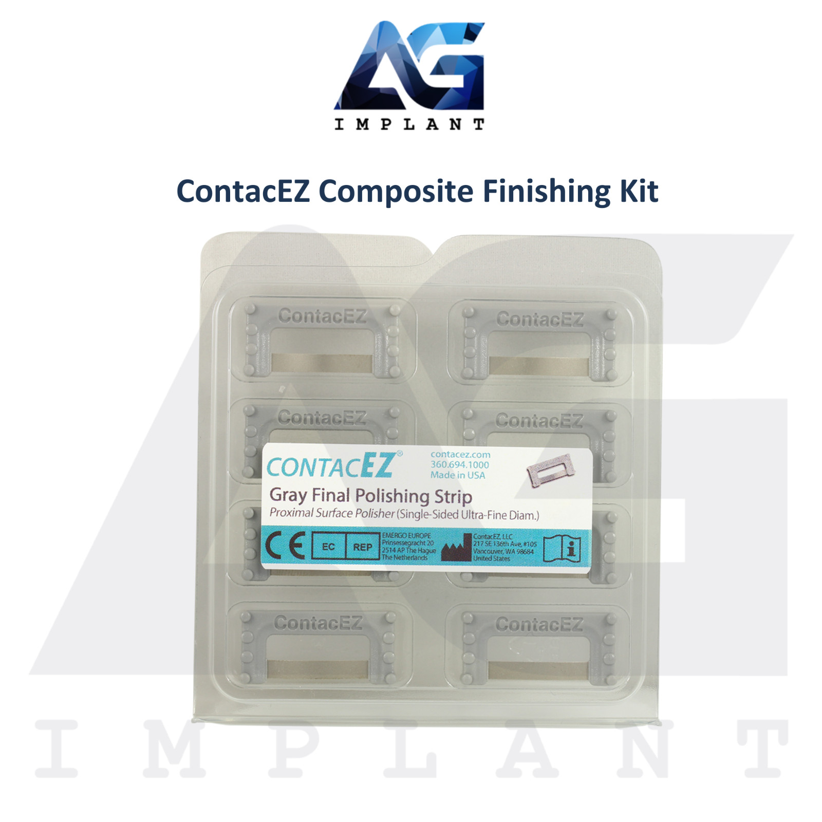 ContacEZ Composite Finishing KIt 24pcs Dental Strip System Stainless Steel
