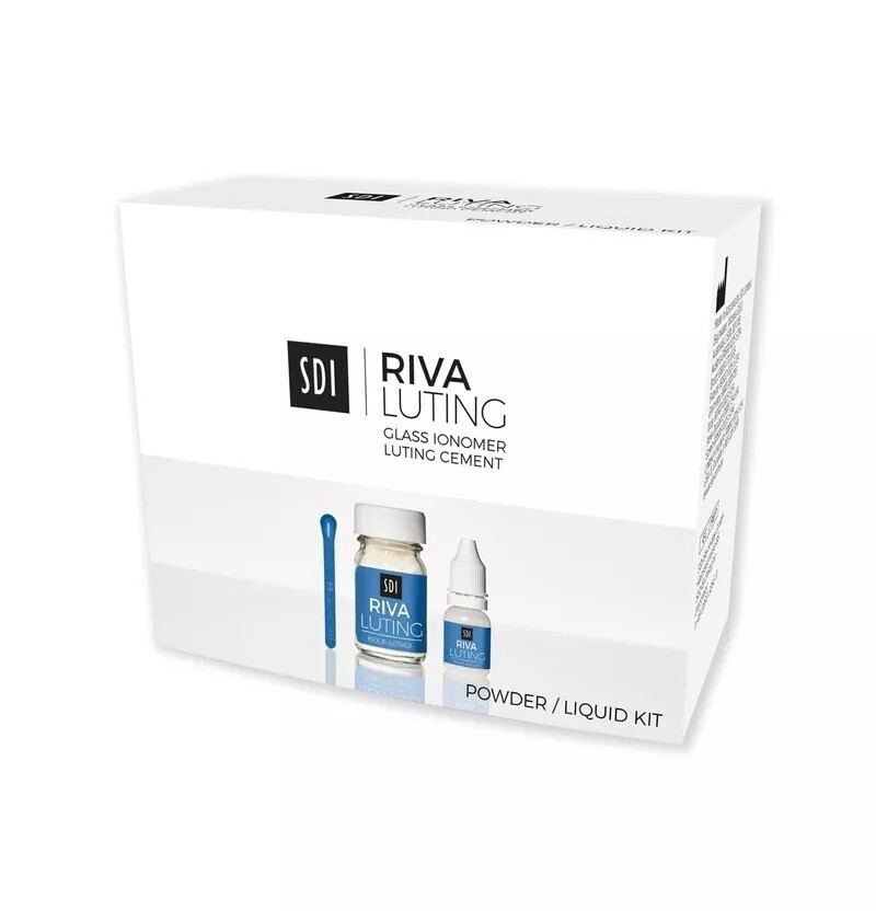 SDI Riva Luting Self Curing Glass Ionomer Luting Cement with Fluoride Release