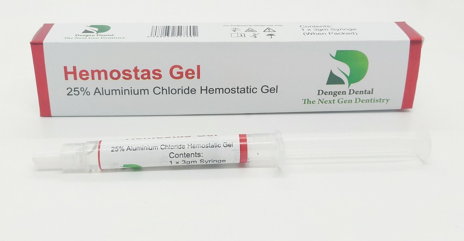Dental HEMOSTAL GEL Gingival Retraction To Stop Minor Gingival Bleed 3g HEMOSTAS