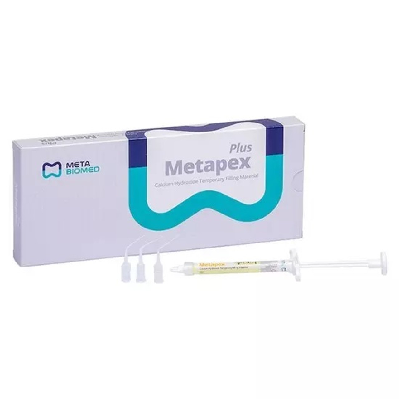 Meta Biomed 302002 Metapex Plus Temporary Filling Material Syringes 2/Pk 2.2gm