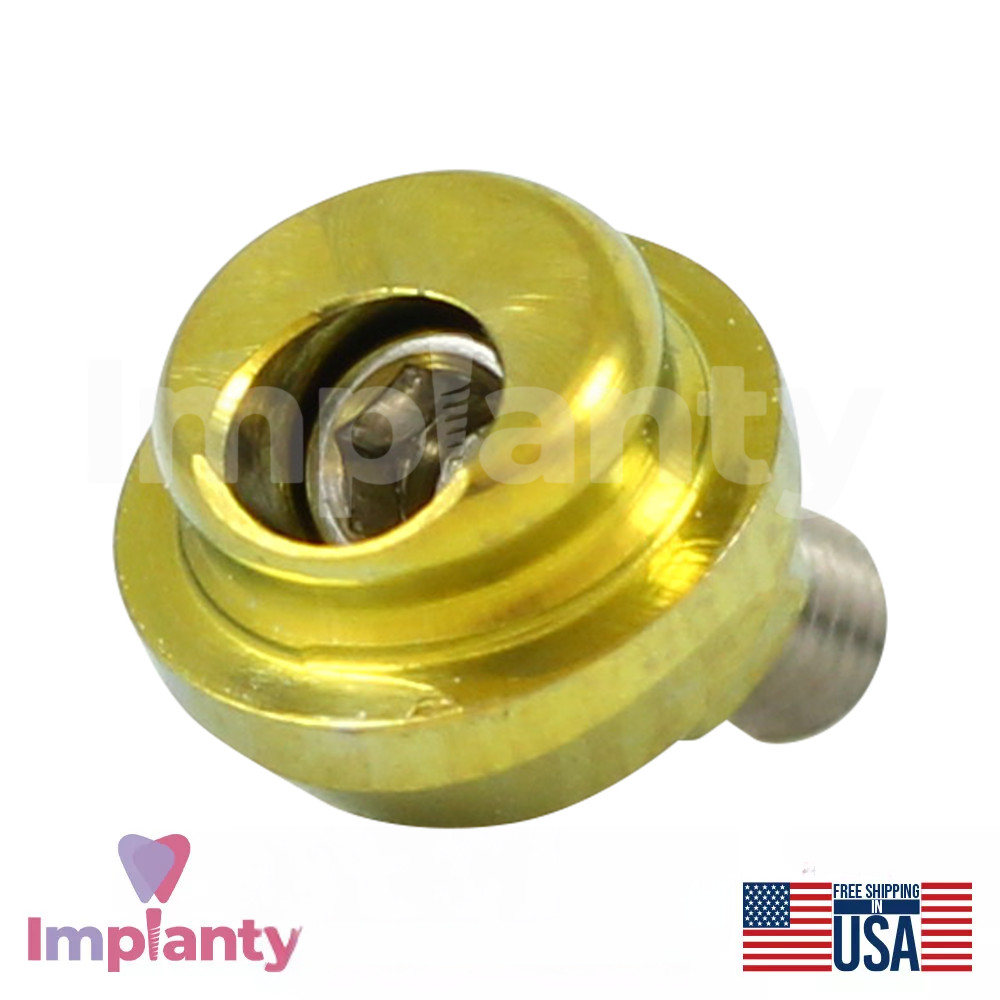 5x Dental Angulated 30° Lock Attachment Soft Set Titanium Int Hex 2.42mm System