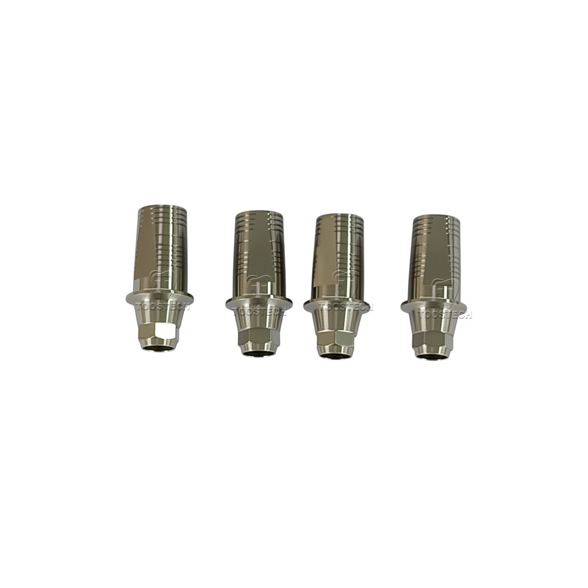 6pcs Ti base Tianium base CAD CAM ti-base compatible with DIO UF D4.5mm