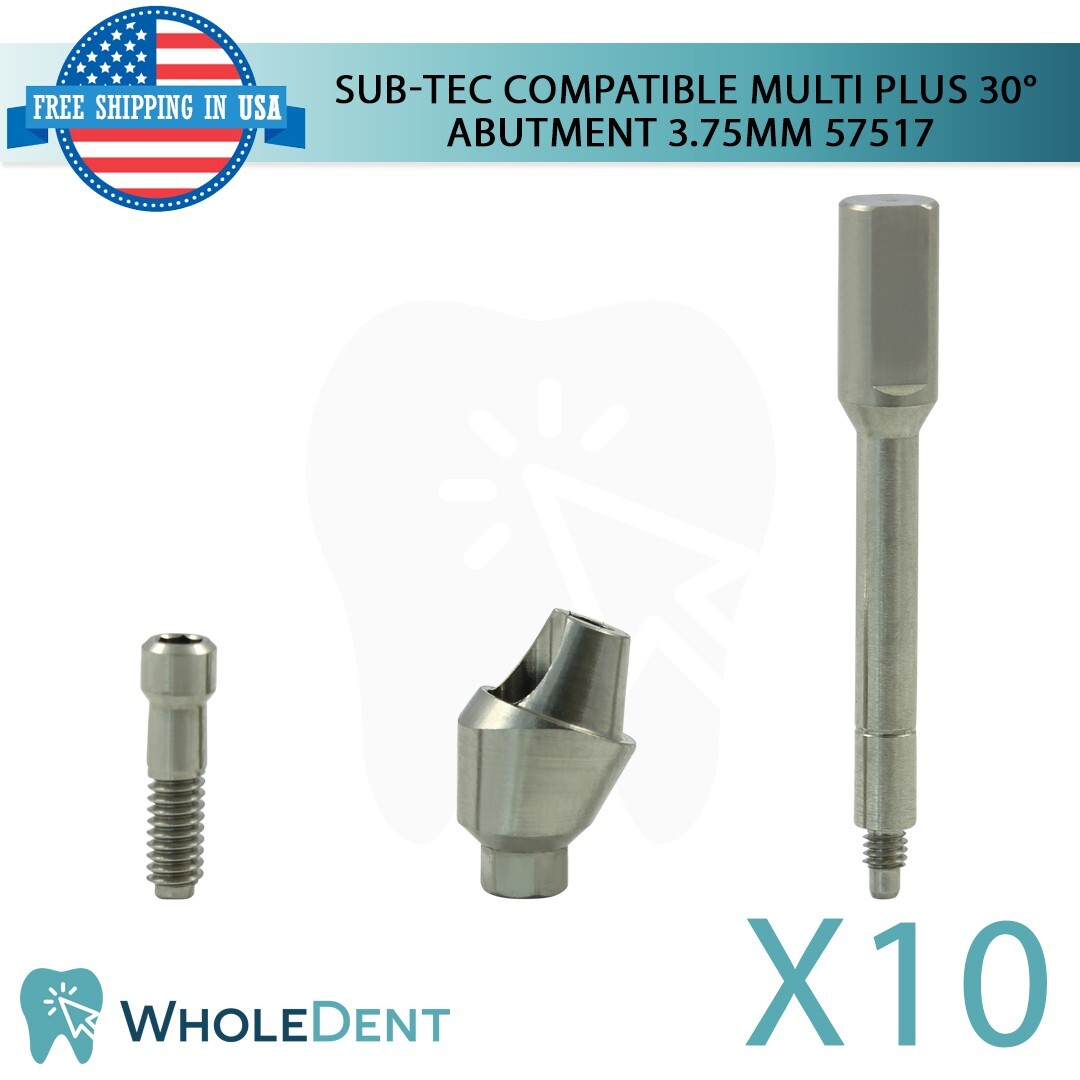 10x Dental Titanium Angulated 30° Multi Unit Prosthetic BEGO® Compatible 57517