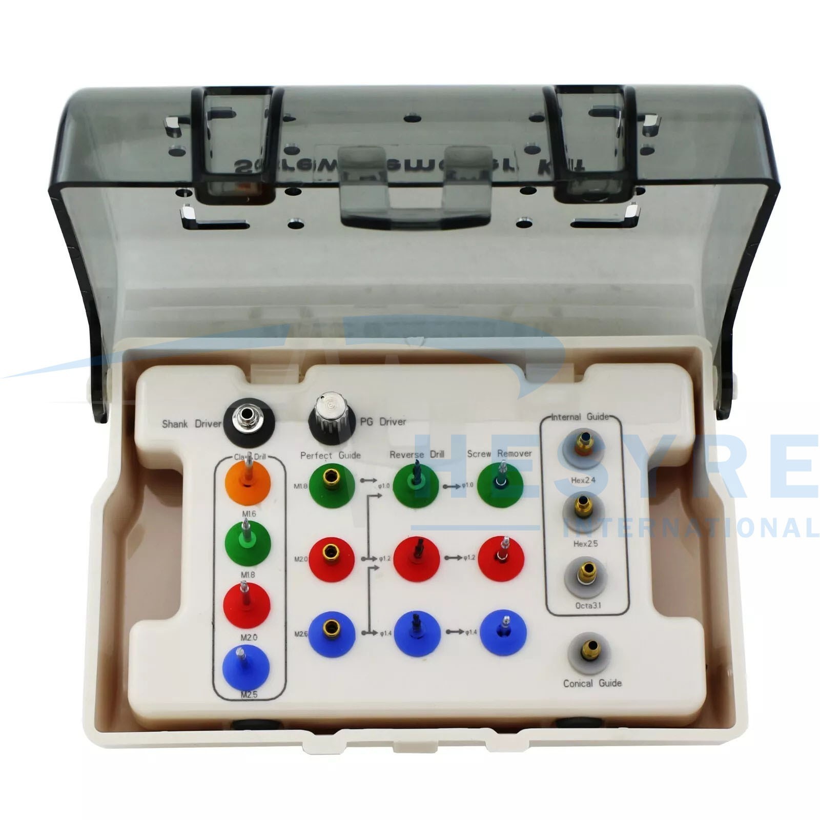 Universal Dental Broken Screw Removal Kit Reverse Drill Screwdrivers