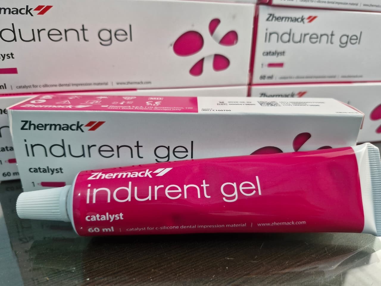 10 Pack Zhermack Indurent Gel 60 ml Catalyst For C-Silicone Impression Materials
