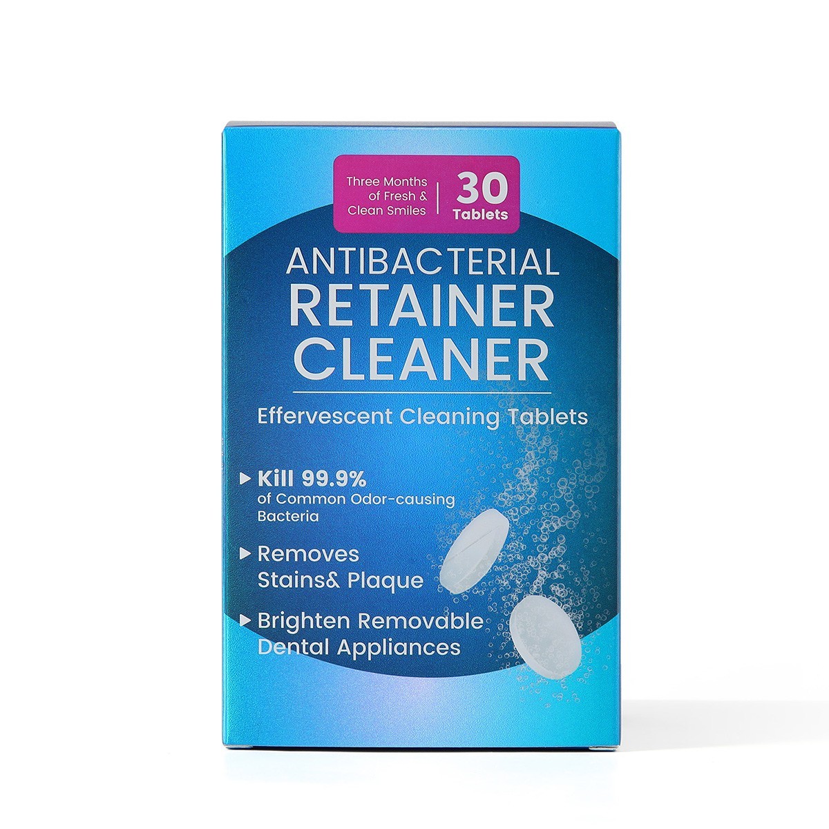 Denture Cleaner Tablets Cleaning Crystals Or Retainers, Mouth Guards & Aligners