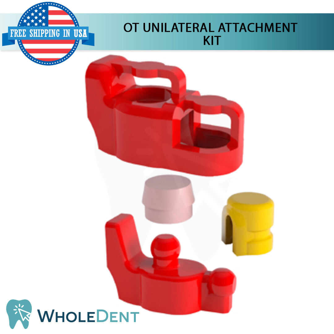 OT Unilateral Attachment Kit Castable Spherical Ball Caps Dental Im plant Lab