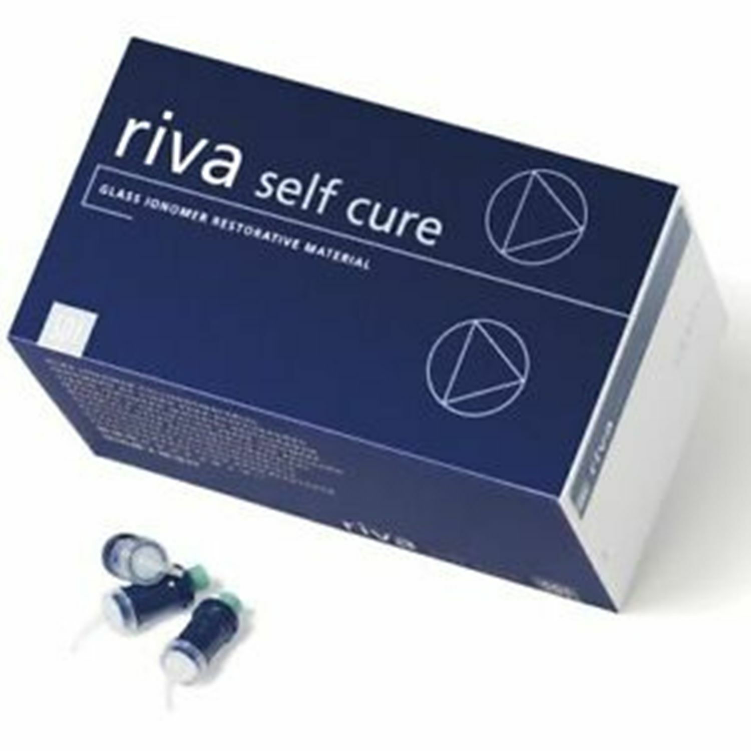 SDI RIVA Self Cure Glass Ionomer Luting Cement 50 Capsules Pack Free shipping