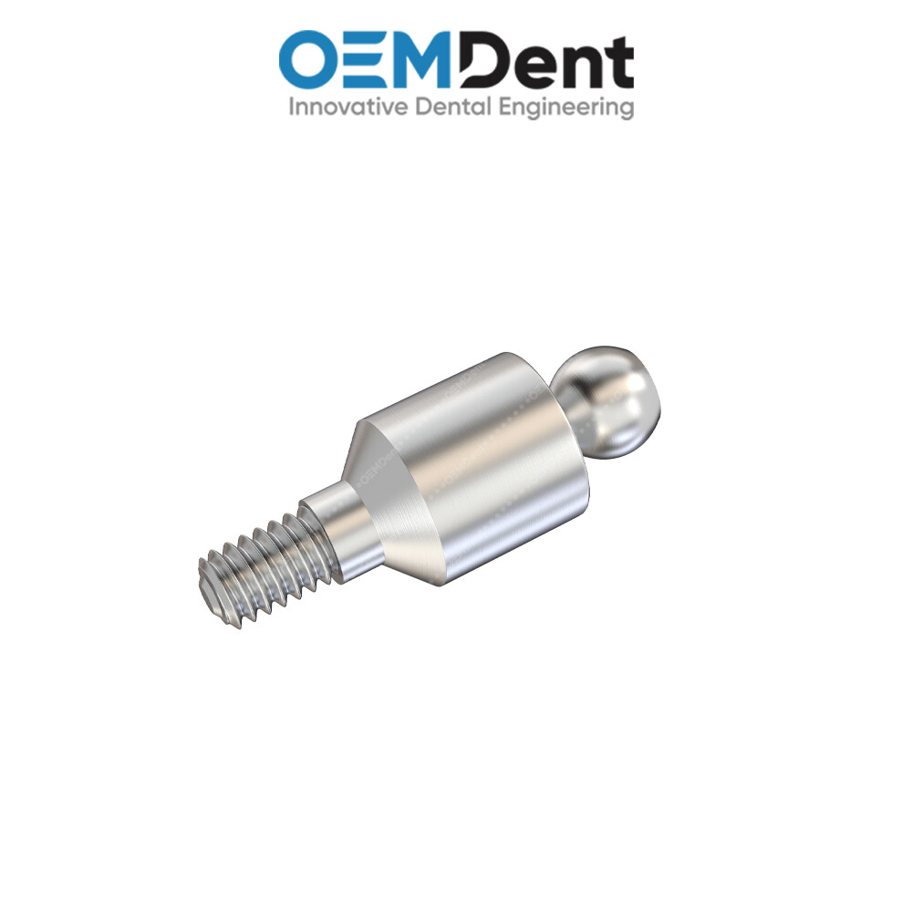 Straight Ball Attachment Slim Platform – AB Dent® Hexagon 2mm Compatible