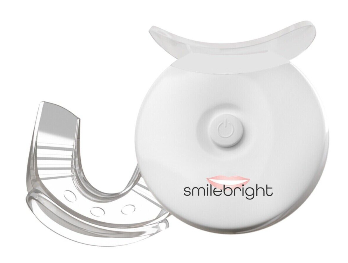 SmileBright Peroxide Teeth Whitening LIGHT Kit with 3 syringes & bleaching trays