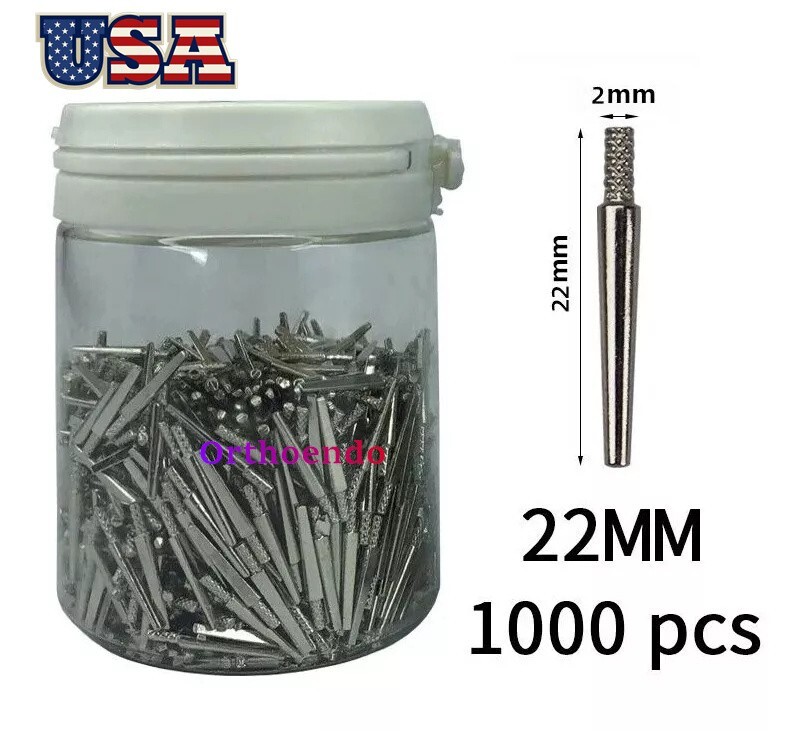 1000 Pcs Dental Lab Master Dowel Single Pins use with Pindex For Die Model Work