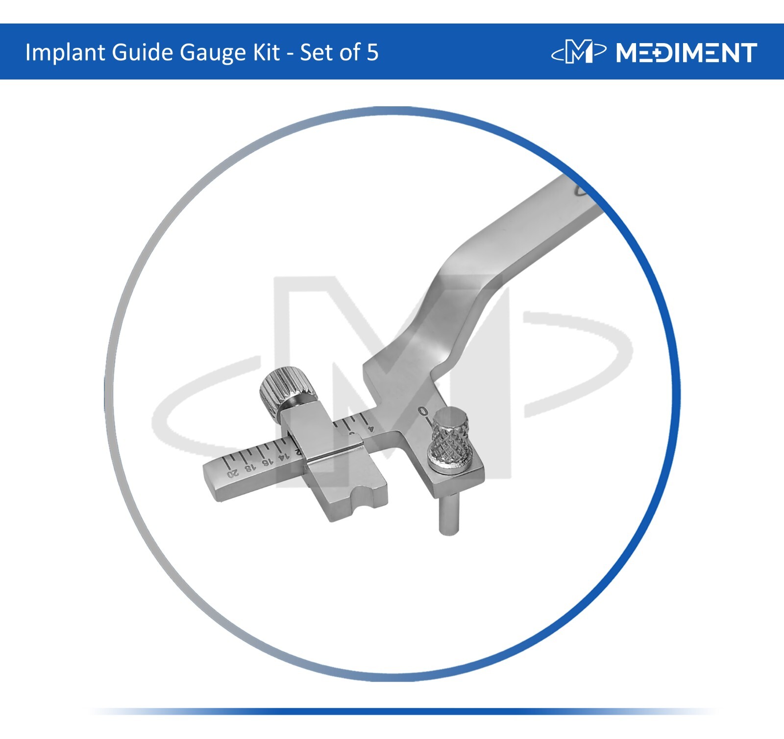 Dental Power Implant Guide Kit 5 PCs Set Extension Easy Alignment Complete Kit