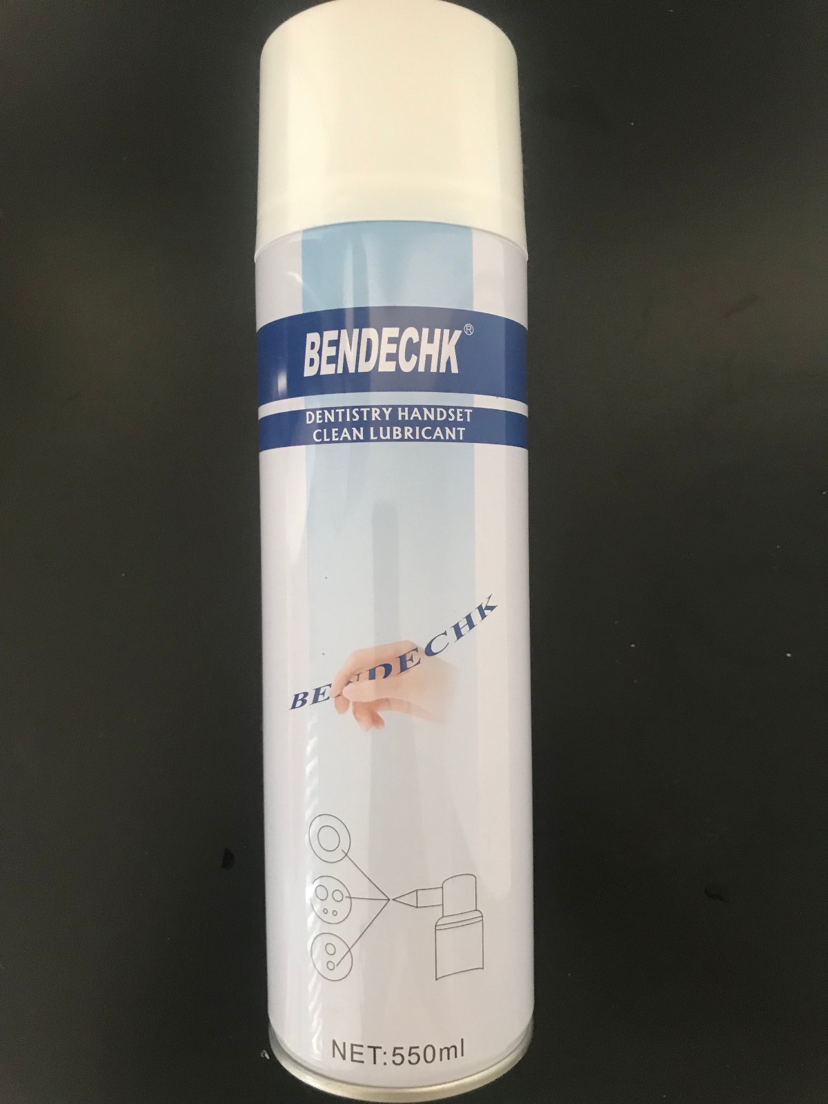 BENDECHK 2 PACK – Handpiece Lubricant Spray 550mL for KAVO MIDWEST NSK W/ Nozzle