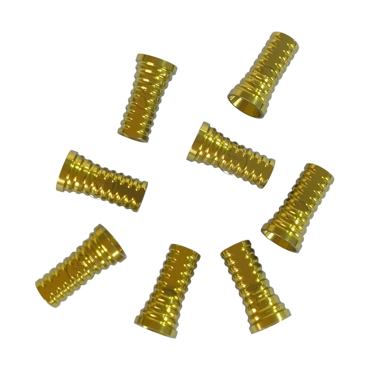 5 pcs MU Temporary Ti Cylinder non engaging conical abutment fit to MIS Seven
