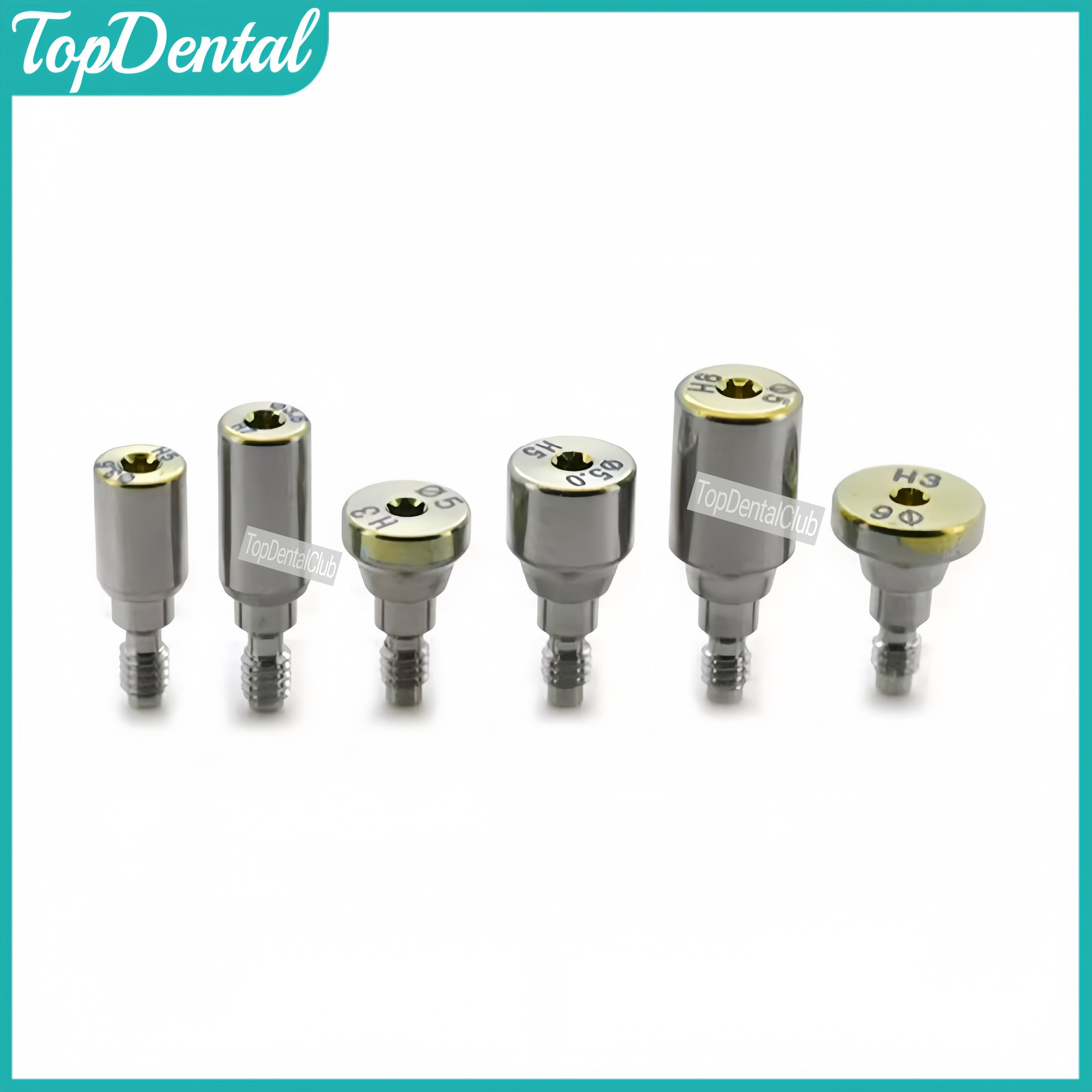 RP Dental Healing Abutment Cap Conical Connection Accessories Fits Nobel Active
