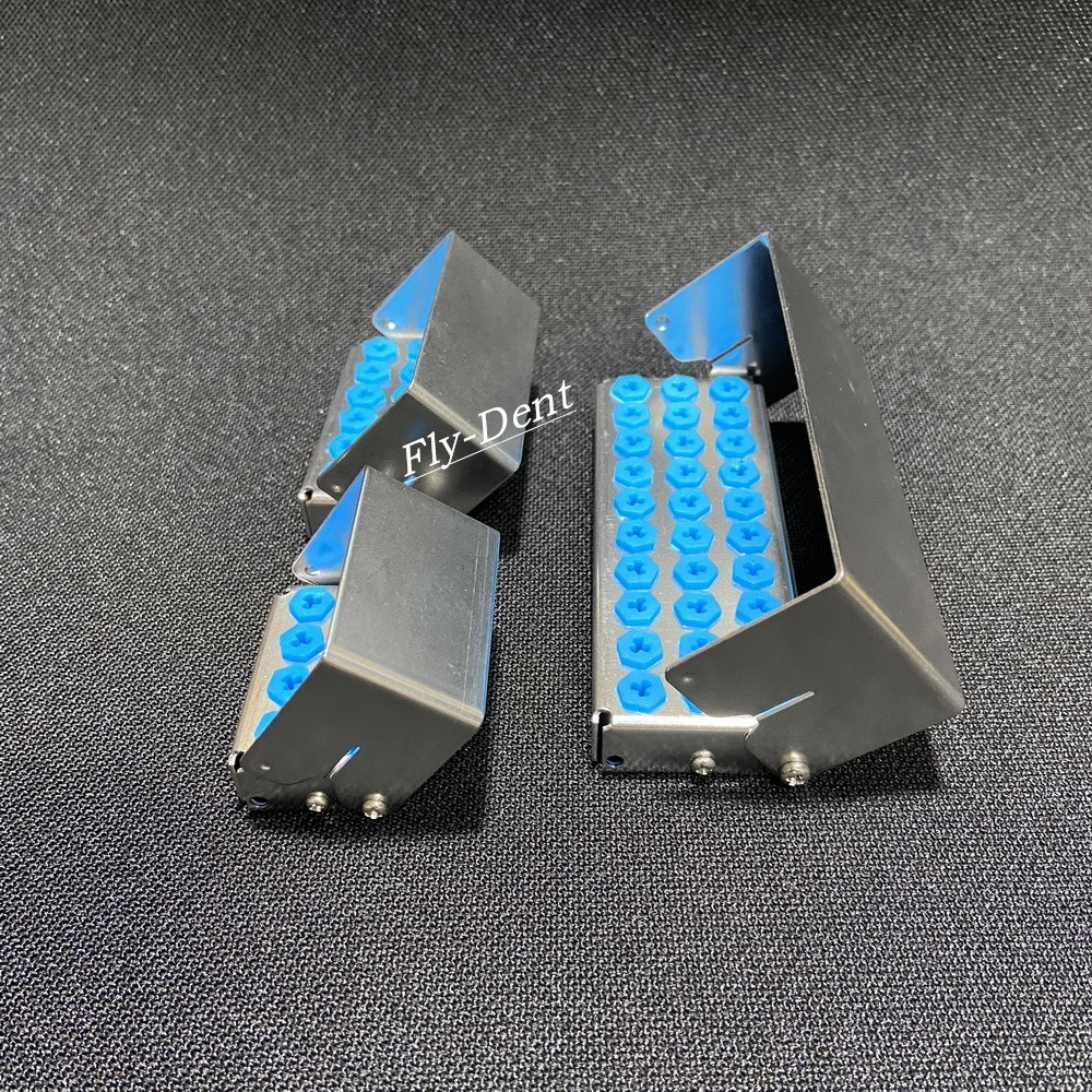 8/12/30 Holes Dental Implant Drill Burs Disinfection Box Organizer Holder Block