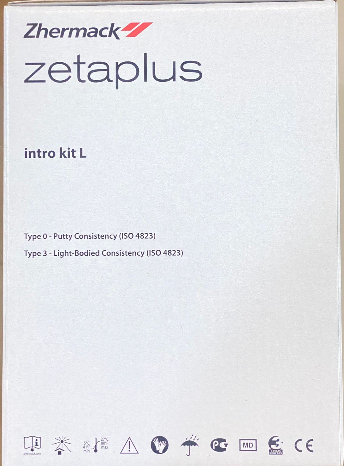 Zhermack Zeta Plus Putty Full Kit 900ml Putty + 140ml Oranwash+60ml Catalyst Gel