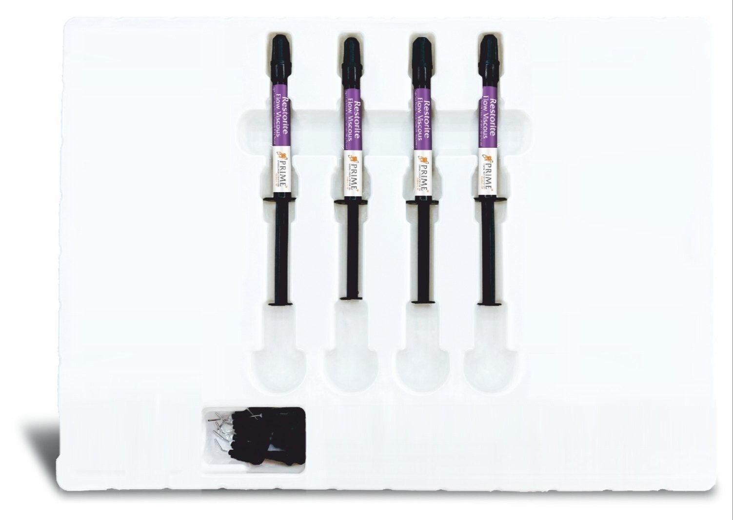 Prime Dental Restorite Bulk Fill (Flowable) Light Cure Composite Filling Kit
