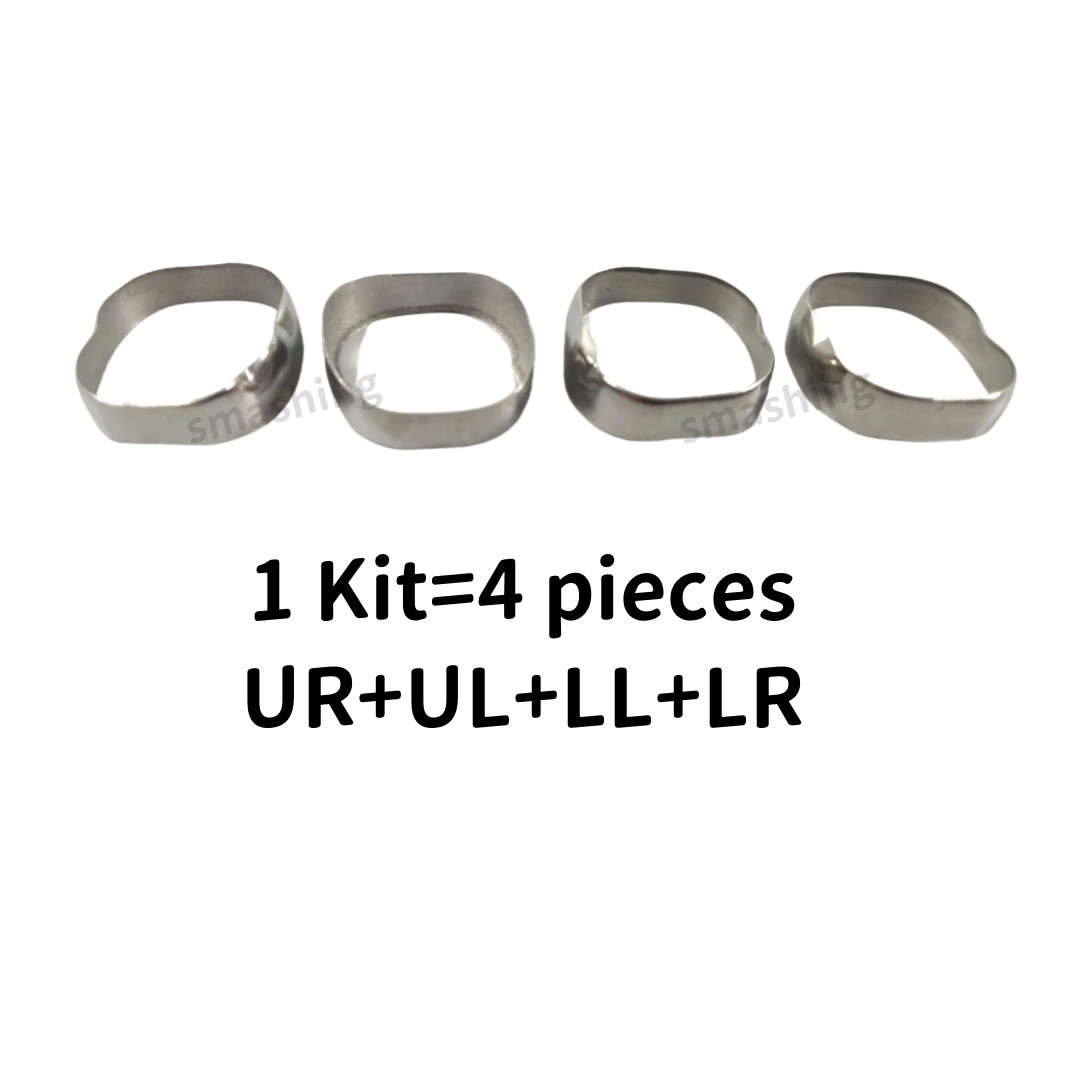 20kit(80pcs) Dental Plain Band Rough Inner 1st Molar Bands Bracket Orthodontic