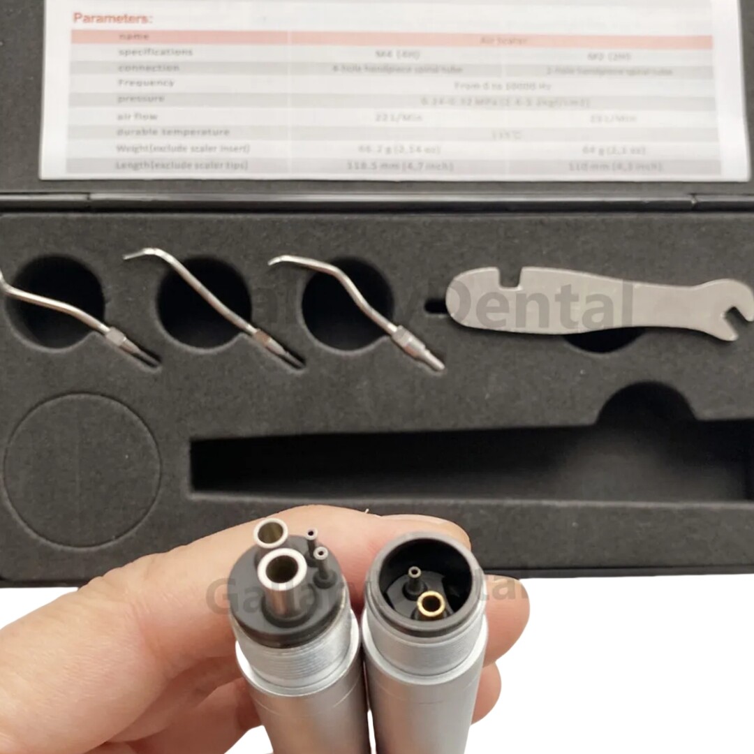 Dental Sonic Powered Endo Irrigator Tips Irrigation Air Scaler Tips Kit 2/4Hole