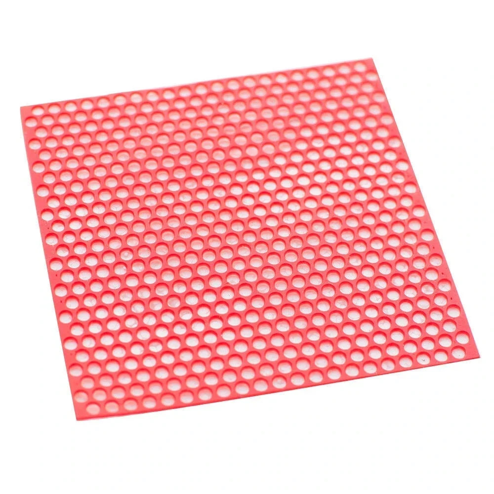 10 Pieces/Box Dental Patterns Wax Casting Red Round Holes For Lab Supplies Tool