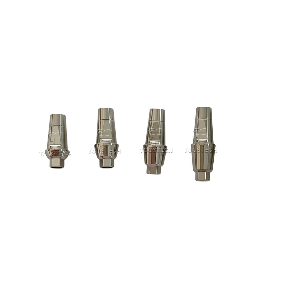 1/6/10/20pcs Titanium straight abutment fits to MIS Seven Narrow D4.0 GH1-4mm