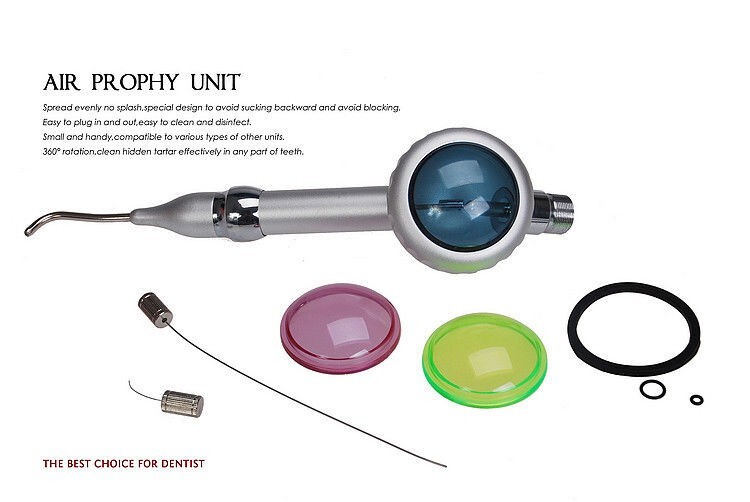 Dental Hygiene Prophy Jet Air Polisher System Tooth Polishing Handpiece 2Hole