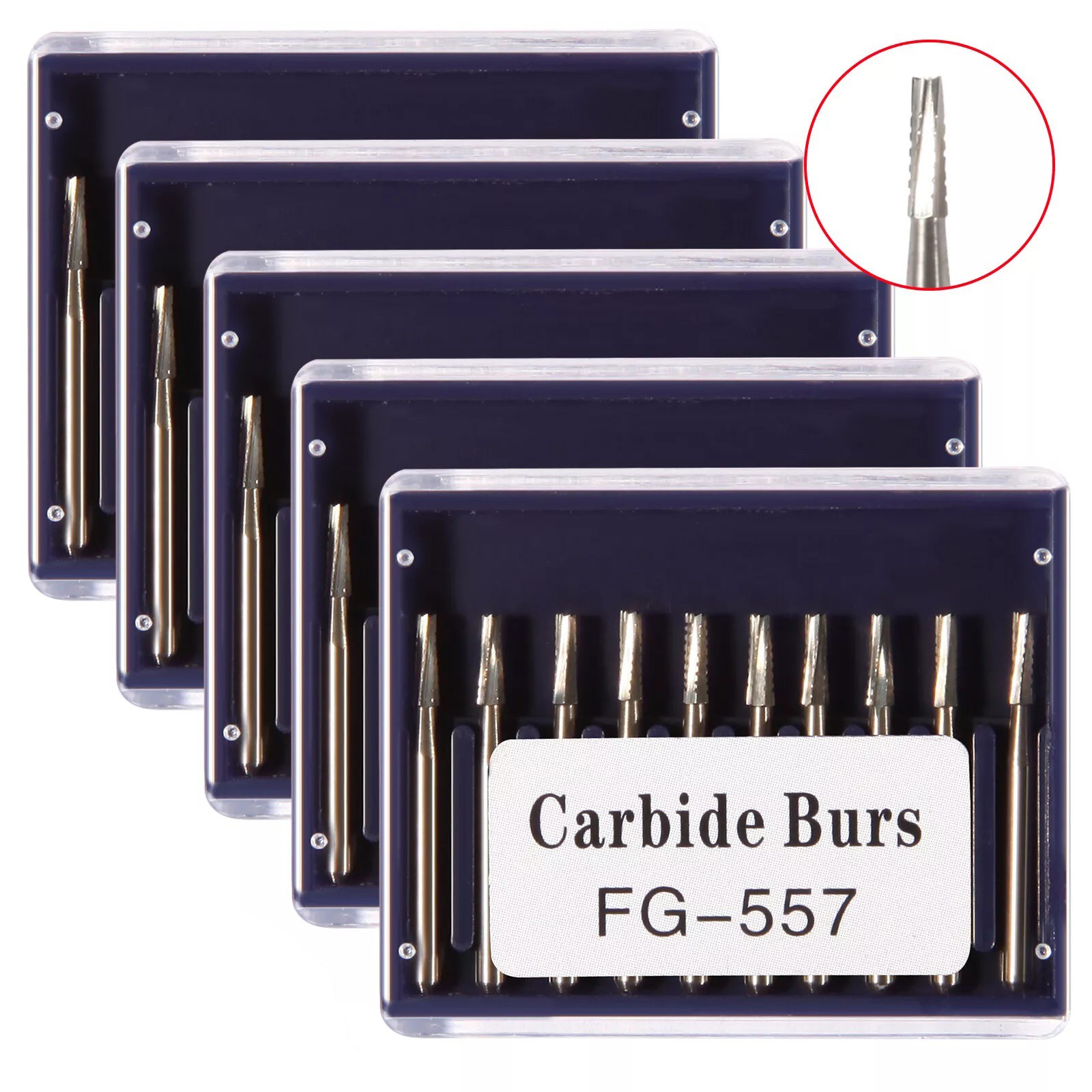 FG557 Carbide Burs Friction Grip Dental Burs (Choose Your Qty)