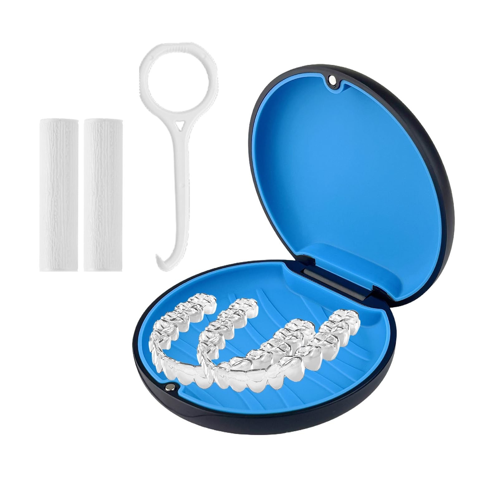 ACSKD Aligner Case, Slim Retainer Box for Travel, Case Black