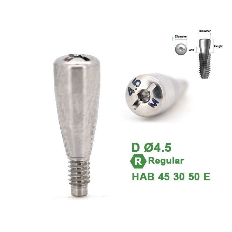 1Pc Dental Healing Abutment Caps Regular Mini Cover Screw Platform