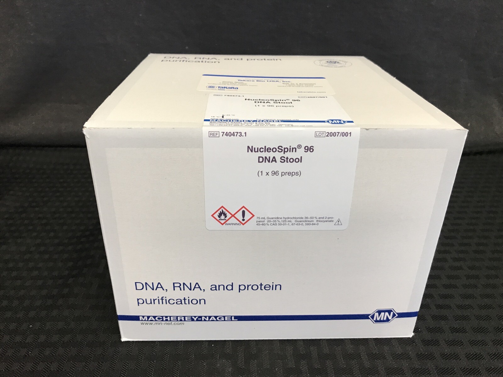 TAKARA BIO NucleoSpin 96 DNA Isolation Stool Kit 96-Preps 740473.1