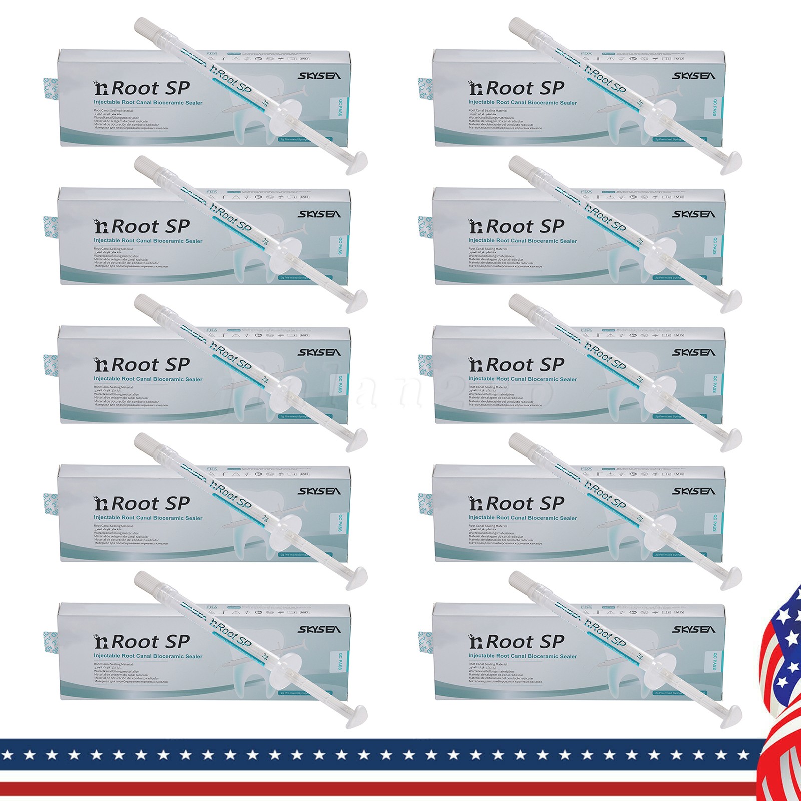 1g SP Dental Injectable Root Canal Bioceramic Sealer Endodontic Sealing Filling