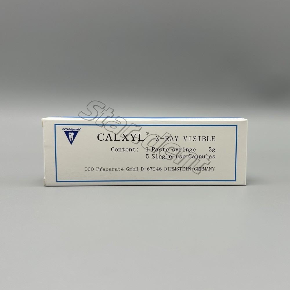 3g/Syringe x-ray visible Dental Calcium Hydroxide Paste 5pcs Single Use Cannulas