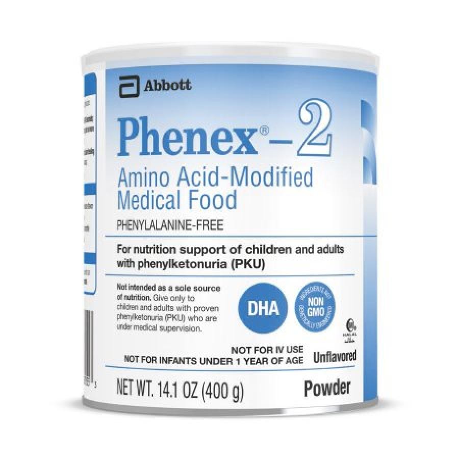 Abbott Phenex Phenex-2 Amino Acid-Modified Food, PKU 410 Cals Can Ages +1 14.1oz