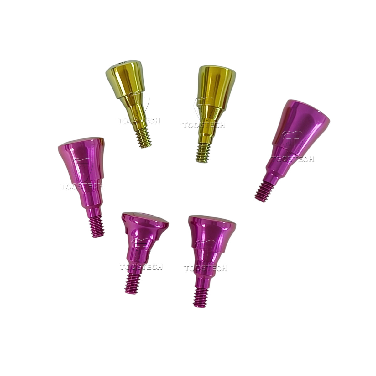 1/6/10/20pcs Dental Titanium Healing Abutment fits to Megagen Blue diamond NC/RC
