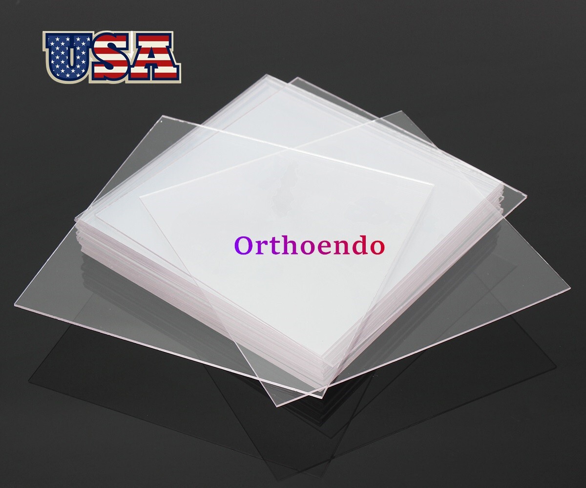 Dental Ortho Splint Retainer Vacuum Forming Sheets Soft Thermoforming 1.5/2.0mm