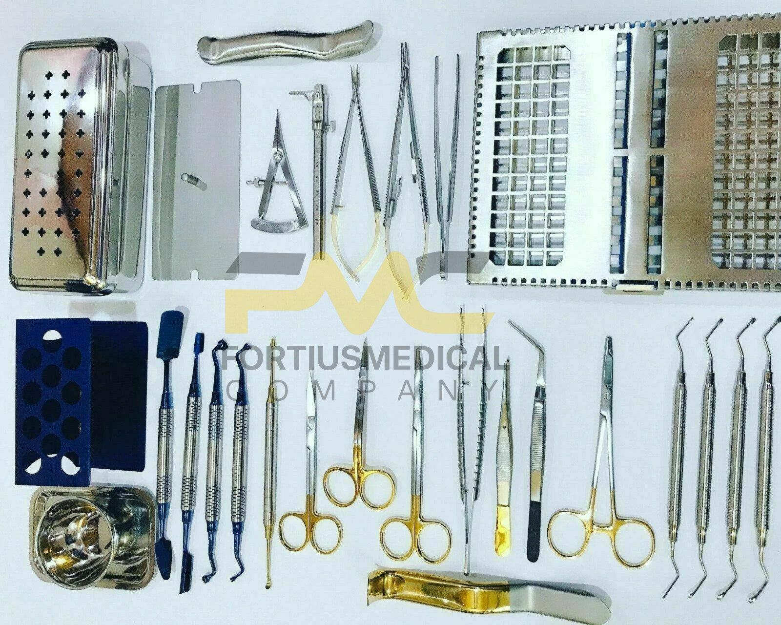 PRF BOX GRF Complete Dental Implant Micro Surgical Surgery Kit Instruments Sets